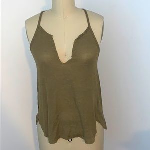 v neck tank top